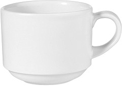  Churchill Tasses empilables White 227ml (Lot de 12) 