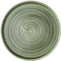  Churchill Assiettes avec rebord Stonecast Patina Green 210mm (Lot de 6) 