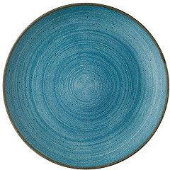  Churchill Assiettes rondes Stonecast Raw Evolve Teal 260mm (Lot de 12) 