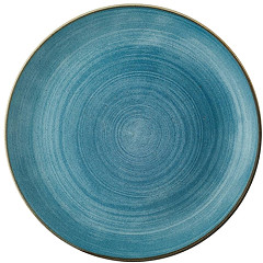  Churchill Assiettes rondes Stonecast Raw Evolve Teal 285mm (Lot de 12) 