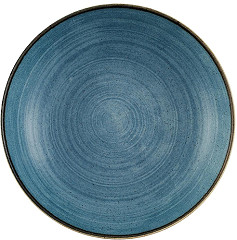  Churchill Assiettes coupes rondes Stonecast Raw Evolve Teal 248mm (Lot de 12) 