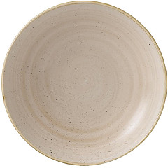  Churchill Assiettes coupes rondes Stonecast Nutmeg 248mm (Lot de 12) 