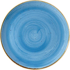  Churchill Assiette ronde Stonecast bleue 260 mm (lot de 12) 