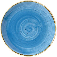  Churchill Assiettes rondes Stonecast Cornflower Blue 165mm (Lot de 12) 