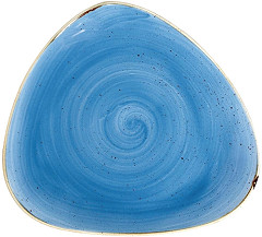  Churchill Assiettes triangulaires Stonecast Cornflower Blue 311mm (Lot de 6) 