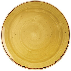  Churchill Assiettes rondes Stonecast Mustard Seed Yellow 288mm (Lot de 12) 