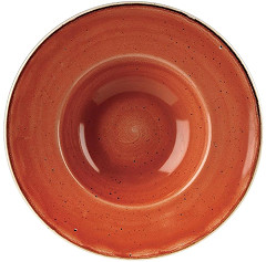  Churchill Bols &agrave; bord large Stonecast Spiced Orange 239mm (Lot de 12) 