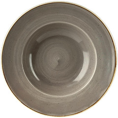  Churchill Bols &agrave; bord large Stonecast Peppercorn Grey 277mm (Lot de 12) 