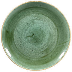  Churchill Assiettes rondes Stonecast Samphire Green 260mm (Lot de 12) 