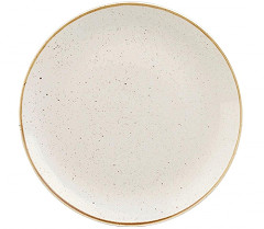  Churchill Assiettes rondes Stonecast Barley White 217mm (Lot de 12) 