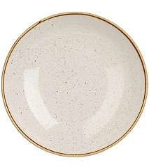  Churchill Assiettes coupes rondes Stonecast Barley White 220mm (Lot de 12) 
