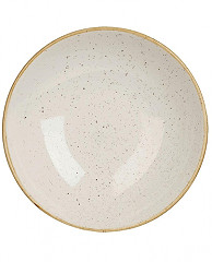  Churchill Assiettes coupes rondes Stonecast Barley White 184mm (Lot de 12) 