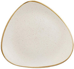  Churchill Assiettes triangulaires Stonecast Barley White 305mm (Lot de 6) 