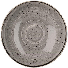  Churchill Assiettes coupes rondes Stonecast Peppercorn Grey 184mm (Lot de 12) 