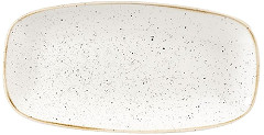  Churchill Assiettes oblongues Stonecast Barley White 153 x 298mm (Lot de 12) 