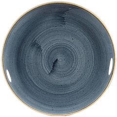  Churchill Assiettes rondes Stonecast Blueberry 217mm (Lot de 12) 