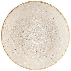  Churchill Assiettes coupes rondes Stonecast Nutmeg Cream 310mm (Lot de 6) 