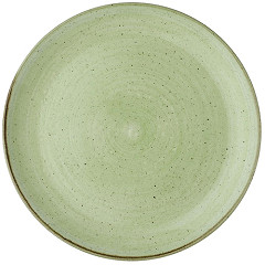  Churchill Assiettes avec rebord Stonecast Sage Green 288mm (Lot de 12) 