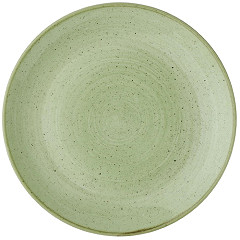  Churchill Assiettes avec rebord Stonecast Sage Green 260mm (Lot de 12) 