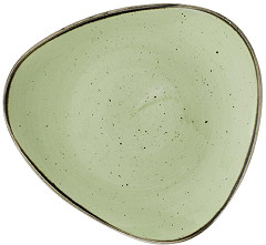  Churchill Assiettes triangulaires Stonecast Sage Green 265mm (Lot de 12) 