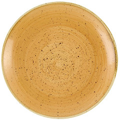  Churchill Assiettes avec rebord Stonecast Tangerine 165mm (Lot de 12) 