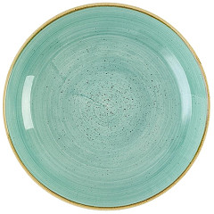 Churchill Assiettes coupes rondes Stonecast Mint 182mm (Lot de 12) 