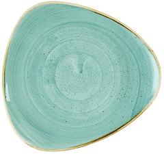  Churchill Assiettes triangulaires Stonecast Mint 229mm (Lot de 12) 