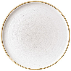  Churchill Assiettes avec rebord Stonecast Barley White 260mm (Lot de 6) 