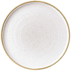  Churchill Assiettes avec rebord Stonecast Barley White 210mm (Lot de 6) 