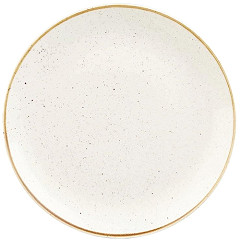  Churchill Assiettes rondes Stonecast Barley White 304mm (Lot de 6) 