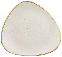  Churchill Assiettes triangulaires Churchill&nbsp; Stonecast Barley White Lotus 192mm (Lot de 12) 
