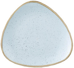  Churchill Assiettes triangulaires Stonecast Duck Egg Lotus 229mm (Lot de 12) 