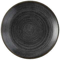  Churchill Assiettes rondes Stonecast Raw Evolve Black 165mm (Lot de 12) 