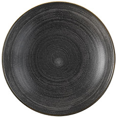  Churchill Assiettes coupes rondes Stonecast Raw Evolve Black 248mm (Lot de 12) 