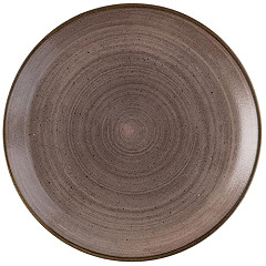  Churchill Assiettes avec rebord Stonecast Raw Evolve Brown 286mm (Lot de 12) 
