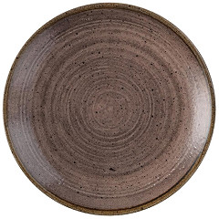  Churchill Assiettes avec rebord Stonecast Raw Evolve Brown 165mm (Lot de 12) 