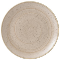  Churchill Assiettes rondes Churchill&nbsp;Stonecast Nutmeg Cream 260mm (Lot de 12) 