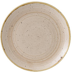  Churchill Assiettes rondes Churchill&nbsp;Stonecast Nutmeg Cream 217mm (Lot de 12) 