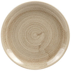  Churchill Assiettes rondes Stonecast Patina Antique Taupe 165mm (Lot de 11) 