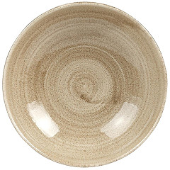  Churchill Assiettes rondes Stonecast Patina Antique Taupe 182mm (Lot de 7) 