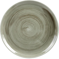  Churchill Assiettes rondes Stonecast Patina Antique Green 288mm (Lot de 12) 