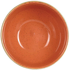  Churchill Bols &agrave; soupe Stonecast Spiced Orange 132mm (Lot de 12) 
