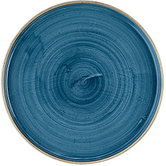  Churchill Assiettes avec rebord Stonecast Java Blue 260mm (Lot de 6) 