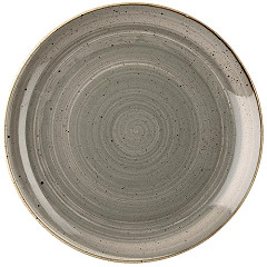  Churchill Assiettes rondes Stonecast Grey 254mm (Lot de 12) 