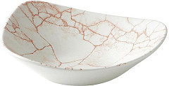  Churchill Bols triangulaires Studio Prints Kintsugi Lotus Coral 228mm (Lot de 12) 
