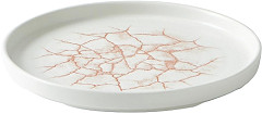 Churchill Assiettes avec rebord Studio Prints Kintsugi Coral 220mm (Lot de 6) 