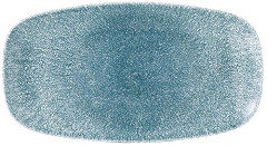  Churchill Assiettes oblongues Studio Prints Raku Oblong Topaz Blue 298mm (Lot de 12) 