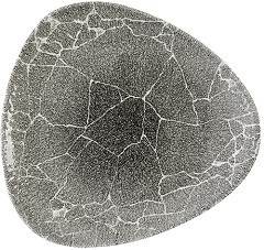  Churchill Assiettes triangulaires Studio Prints Kintsugi Quartz Black 265mm (Lot de 12) 