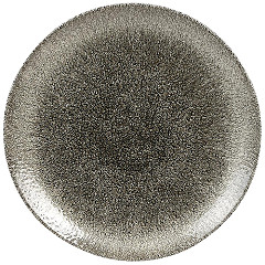  Churchill Assiettes rondes Studio Prints Raku Quartz Black 260mm (Lot de 12) 