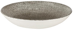 Churchill Assiettes coupe ronde Studio Prints Raku Quartz Black 248mm (Lot de 12) 